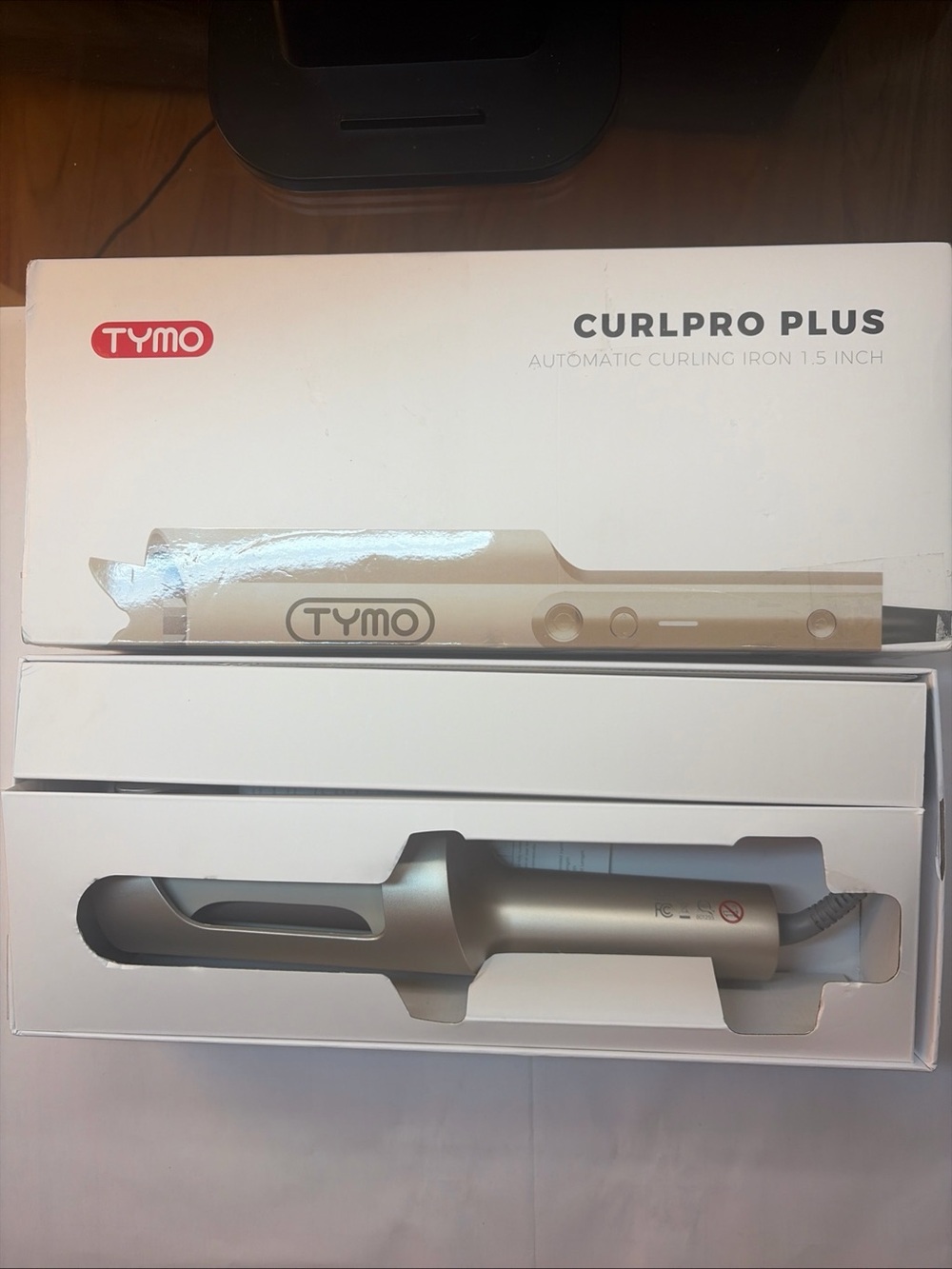 Upgraded Automatic Rotating Curling Iron - TYMO CurlPro Plus Long Barrel Curling
